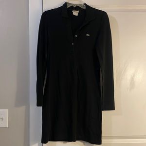Black Lacoste shirt dress (this was my ✨ lucky dress ✨ for years!)